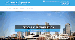 Desktop Screenshot of leftcoastrefrigeration.com